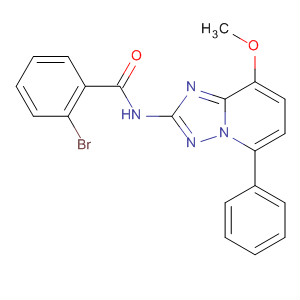 492469-23-5  Benzamide,2-bromo-N-(8-methoxy-5-phenyl[1,2,4]triazolo[1,5-a]pyridin-2-yl)-