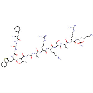 492470-09-4  L-Lysinamide,L-phenylalanylglycylglycyl-3-benzo[b]thien-3-yl-L-alanyl-L-threonylglycyl-L-alanyl-L-arginyl-L-lysyl-L-seryl-L-alanyl-L-arginyl-