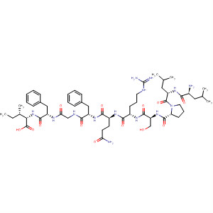 492994-89-5  L-Isoleucine,L-leucyl-L-leucyl-L-prolyl-L-seryl-L-arginyl-L-glutaminyl-L-phenylalanylglycyl-L-phenylalanyl-