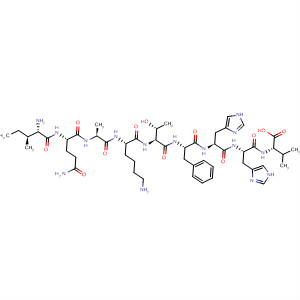 492995-04-7  L-Valine,L-isoleucyl-L-glutaminyl-L-alanyl-L-lysyl-L-threonyl-L-phenylalanyl-L-histidyl-L-histidyl- 492995-04-7  L-Valine,L-isoleucyl-L-glutaminyl-L-alanyl-L-lysyl-L-threonyl-L-phenylalanyl-L-histidyl-L-histidyl-