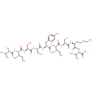 492995-26-3  L-Valine,L-valyl-L-isoleucyl-L-seryl-L-cysteinyl-L-tyrosyl-L-isoleucyl-L-cysteinyl-L-lysyl- 492995-26-3  L-Valine,L-valyl-L-isoleucyl-L-seryl-L-cysteinyl-L-tyrosyl-L-isoleucyl-L-cysteinyl-L-lysyl-