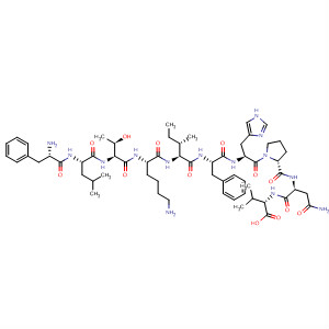 492995-34-3  L-Valine,L-phenylalanyl-L-leucyl-L-threonyl-L-lysyl-L-isoleucyl-L-phenylalanyl-L-histidyl-L-prolyl-L-asparaginyl- 492995-34-3  L-Valine,L-phenylalanyl-L-leucyl-L-threonyl-L-lysyl-L-isoleucyl-L-phenylalanyl-L-histidyl-L-prolyl-L-asparaginyl-