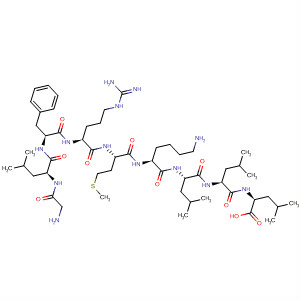 492995-37-6  L-Leucine,glycyl-L-leucyl-L-phenylalanyl-L-arginyl-L-methionyl-L-lysyl-L-leucyl-L-leucyl-