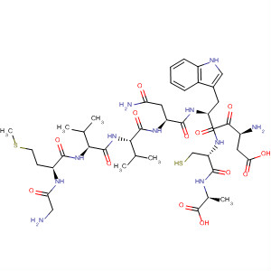 492995-40-1  L-Alanine,glycyl-L-methionyl-L-valyl-L-valyl-L-asparaginyl-L-a-aspartyl-L-tryptophyl-L-cysteinyl-