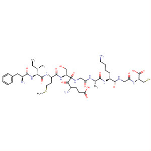 492995-45-6  L-Cysteine,L-phenylalanyl-L-isoleucyl-L-methionyl-L-a-glutamyl-L-serylglycyl-L-alanyl-L-lysylglycyl-