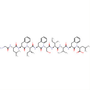 492995-69-4  L-Leucine,glycyl-L-leucyl-L-phenylalanyl-L-isoleucyl-L-phenylalanyl-L-seryl-L-isoleucyl-L-valyl-L-phenylalanyl-