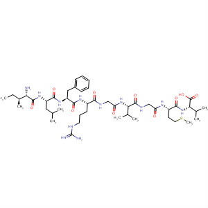 492995-71-8  L-Valine,L-isoleucyl-L-leucyl-L-phenylalanyl-L-arginylglycyl-L-valylglycyl-L-methionyl- 492995-71-8  L-Valine,L-isoleucyl-L-leucyl-L-phenylalanyl-L-arginylglycyl-L-valylglycyl-L-methionyl-