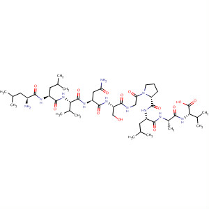 492996-06-2  L-Valine,L-leucyl-L-leucyl-L-valyl-L-asparaginyl-L-serylglycyl-L-prolyl-L-leucyl-L-alanyl- 492996-06-2  L-Valine,L-leucyl-L-leucyl-L-valyl-L-asparaginyl-L-serylglycyl-L-prolyl-L-leucyl-L-alanyl-