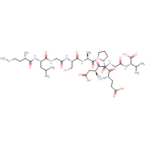 492996-07-3  L-Valine,L-methionyl-L-leucylglycyl-L-seryl-L-alanyl-L-a-aspartyl-L-a-glutamyl-L-prolylglycyl- 492996-07-3  L-Valine,L-methionyl-L-leucylglycyl-L-seryl-L-alanyl-L-a-aspartyl-L-a-glutamyl-L-prolylglycyl-