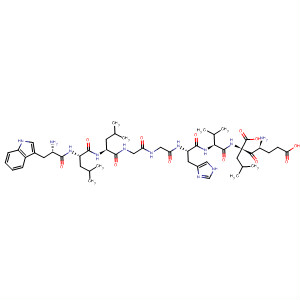 492996-22-2  L-Leucine,L-tryptophyl-L-leucyl-L-leucylglycylglycyl-L-histidyl-L-valyl-L-a-glutamyl-