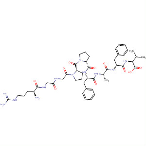 492996-34-6  L-Valine,L-arginylglycylglycyl-L-prolyl-L-prolyl-L-phenylalanyl-L-alanyl-L-phenylalanyl- 492996-34-6  L-Valine,L-arginylglycylglycyl-L-prolyl-L-prolyl-L-phenylalanyl-L-alanyl-L-phenylalanyl-