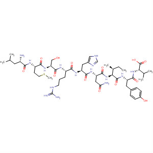 492996-77-7  L-Valine,L-leucyl-L-methionyl-L-seryl-L-arginyl-L-histidyl-L-asparaginyl-L-isoleucyl-L-tyrosyl- 492996-77-7  L-Valine,L-leucyl-L-methionyl-L-seryl-L-arginyl-L-histidyl-L-asparaginyl-L-isoleucyl-L-tyrosyl-
