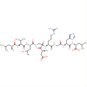 492996-85-7  L-Leucine,L-leucyl-L-valyl-L-leucyl-L-a-aspartylglycyl-L-arginylglycyl-L-histidyl-