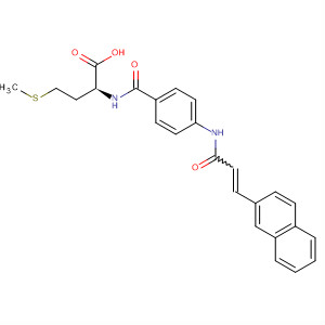 493005-89-3  L-Methionine,N-[4-[[3-(2-naphthalenyl)-1-oxo-2-propenyl]amino]benzoyl]-
