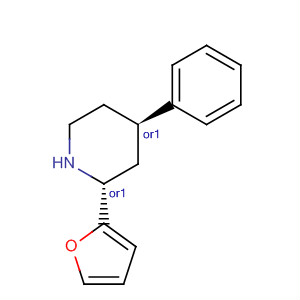 493009-94-2  Piperidine, 2-(2-furanyl)-4-phenyl-, (2R,4R)-rel-