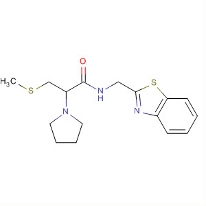 493010-62-1  2-Pyrrolidinepropanamide, N-(2-benzothiazolylmethyl)-b-(methylthio)-