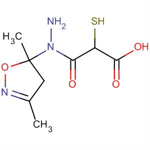 493015-63-7  Acetic acid, mercapto-,2-(4,5-dihydro-3,5-dimethyl-5-isoxazolyl)hydrazide