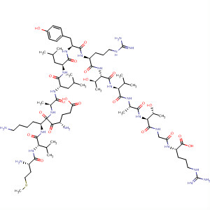 493016-85-6  L-Arginine,L-methionyl-L-valyl-L-a-glutamyl-L-lysyl-L-alanyl-L-leucyl-L-leucyl-L-tyrosyl-L-arginyl-L-threonyl-L-valyl-L-alanyl-L-threonylglycyl-