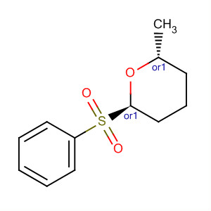 493021-20-8  2H-Pyran, tetrahydro-2-methyl-6-(phenylsulfonyl)-, (2R,6R)-rel-