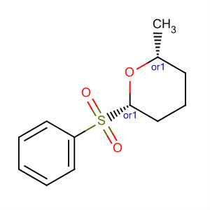 493021-21-9  2H-Pyran, tetrahydro-2-methyl-6-(phenylsulfonyl)-, (2R,6S)-rel-