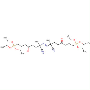 493025-02-8  Octanenitrile, 2,2'-azobis[2-methyl-5-oxo-8-(triethoxysilyl)- 493025-02-8  Octanenitrile, 2,2'-azobis[2-methyl-5-oxo-8-(triethoxysilyl)-