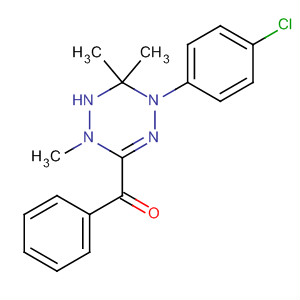 493034-74-5  Methanone,[1-(4-chlorophenyl)-1,4,5,6-tetrahydro-4,6,6-trimethyl-1,2,4,5-tetrazin-3-yl]phenyl-
