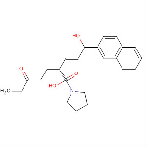 493034-78-9  1-Pyrrolidineheptanoic acid,2-[(1E)-3-hydroxy-3-(2-naphthalenyl)-1-propenyl]-5-oxo-, (2R)-