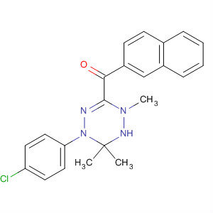 493034-83-6  Methanone,[1-(4-chlorophenyl)-1,4,5,6-tetrahydro-4,6,6-trimethyl-1,2,4,5-tetrazin-3-yl]-2-naphthalenyl-