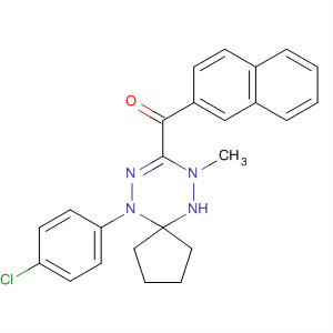 493034-84-7  Methanone,[6-(4-chlorophenyl)-9-methyl-6,7,9,10-tetraazaspiro[4.5]dec-7-en-8-yl]-2-naphthalenyl-