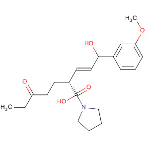 493034-89-2  1-Pyrrolidineheptanoic acid,2-[(1E)-3-hydroxy-3-(3-methoxyphenyl)-1-propenyl]-5-oxo-, (2R)-