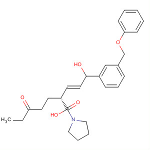 493035-26-0  1-Pyrrolidineheptanoic acid,2-[(1E)-3-hydroxy-3-[3-(phenoxymethyl)phenyl]-1-propenyl]-5-oxo-, (2R)-