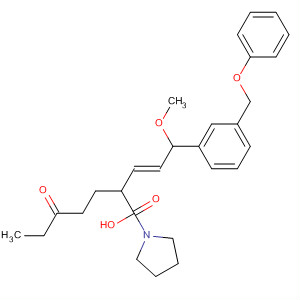 493035-27-1  1-Pyrrolidineheptanoic acid,2-[(1E)-3-hydroxy-3-[3-(phenoxymethyl)phenyl]-1-propenyl]-5-oxo-,methyl ester, (2R)-