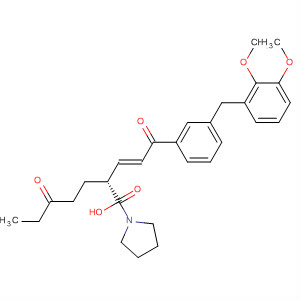 493035-69-1  1-Pyrrolidineheptanoic acid,2-[(1E)-3-[3-(dimethoxyphenylmethyl)phenyl]-3-oxo-1-propenyl]-5-oxo-,(2R)-