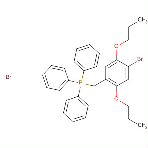 493037-07-3  Phosphonium, [(4-bromo-2,5-dipropoxyphenyl)methyl]triphenyl-,bromide