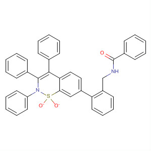 493038-06-5  Benzamide,N-[(1,1-dioxido-2,3,4-triphenyl-2H-1,2-benzothiazin-7-yl)phenylmethyl]-
