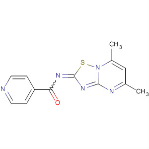 493039-60-4  4-Pyridinecarboxamide,N-(5,7-dimethyl-2H-[1,2,4]thiadiazolo[2,3-a]pyrimidin-2-ylidene)-