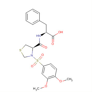 493040-48-5  L-Phenylalanine,N-[[(4R)-3-[(3,4-dimethoxyphenyl)sulfonyl]-4-thiazolidinyl]carbonyl]-