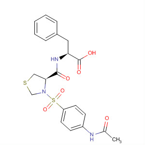 493040-50-9  L-Phenylalanine,N-[[(4R)-3-[[4-(acetylamino)phenyl]sulfonyl]-4-thiazolidinyl]carbonyl]-