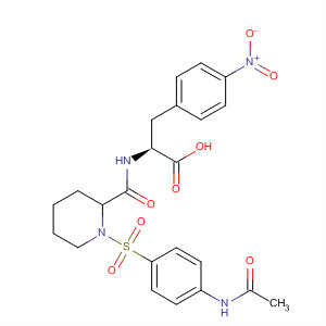 493041-13-7  L-Phenylalanine,N-[[1-[[4-(acetylamino)phenyl]sulfonyl]-2-piperidinyl]carbonyl]-4-nitro-