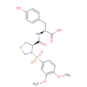 493041-57-9  L-Tyrosine,N-[[(4R)-3-[(3,4-dimethoxyphenyl)sulfonyl]-4-thiazolidinyl]carbonyl]-