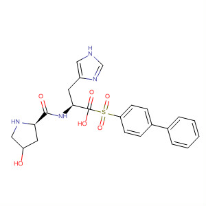 493041-95-5  L-Histidine, (4R)-1-([1,1'-biphenyl]-4-ylsulfonyl)-4-hydroxy-L-prolyl-