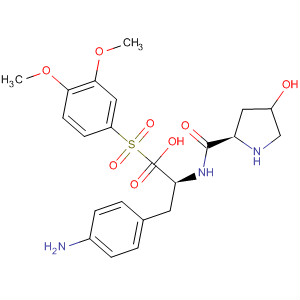 493042-32-3  L-Phenylalanine,(4R)-1-[(3,4-dimethoxyphenyl)sulfonyl]-4-hydroxy-L-prolyl-4-amino-