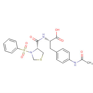 493042-52-7  L-Phenylalanine,4-(acetylamino)-N-[[(4R)-3-(phenylsulfonyl)-4-thiazolidinyl]carbonyl]-