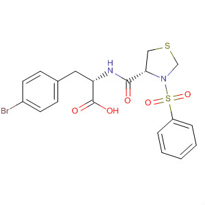 493043-49-5  L-Phenylalanine,4-bromo-N-[[(4R)-3-(phenylsulfonyl)-4-thiazolidinyl]carbonyl]-