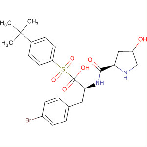 493043-55-3  L-Phenylalanine,(4R)-1-[[4-(1,1-dimethylethyl)phenyl]sulfonyl]-4-hydroxy-L-prolyl-4-bromo-