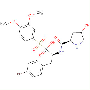 493043-57-5  L-Phenylalanine,(4R)-1-[(3,4-dimethoxyphenyl)sulfonyl]-4-hydroxy-L-prolyl-4-bromo-