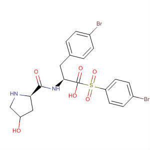 493043-58-6  L-Phenylalanine,(4R)-1-[(4-bromophenyl)sulfonyl]-4-hydroxy-L-prolyl-4-bromo-