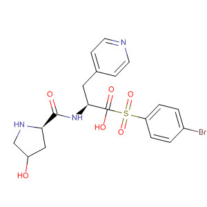 493044-03-4  L-Alanine,(4R)-1-[(4-bromophenyl)sulfonyl]-4-hydroxy-L-prolyl-3-(4-pyridinyl)-