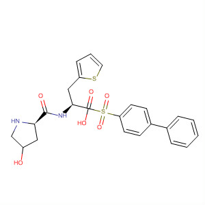 493044-65-8  L-Alanine,(4R)-1-([1,1'-biphenyl]-4-ylsulfonyl)-4-hydroxy-L-prolyl-3-(2-thienyl)-