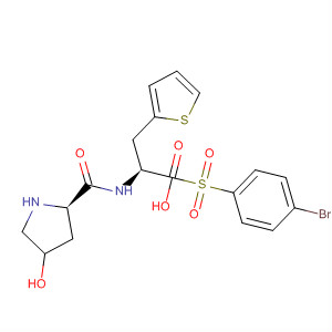 493044-69-2  L-Alanine,(4R)-1-[(4-bromophenyl)sulfonyl]-4-hydroxy-L-prolyl-3-(2-thienyl)-